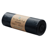 TSP PE Rezyklat Müllsäcke,  120 Liter,  70 x 110 cm,  100 µm 5014,  1 Karton = 10 Rollen à 15 Beutel