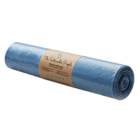 TSP PE Rezyklat Müllsäcke,  120 Liter,  70 x 110 cm,  30 µm 5010,  1 Karton = 8 Rollen à 25 Beutel