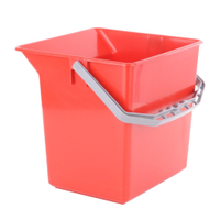 TTS Kunststoffeimer 3505,  Farbe: rot,  6 Liter