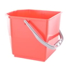 TTS Kunststoffeimer R3501,  Farbe: rot,  15 Liter