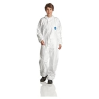 Tyvek Einweg-Overall 500 Xpert,  Kapuze,  weiß,  PSA Kategorie 3 TC-XL,  1 Karton = 100 Stück,  Größe XL