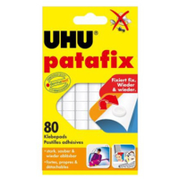 UHU patafix Klebepads 48810,  1 Packung = 80 Pads