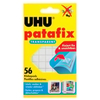 UHU patafix transparent Klebepads 48815,  1 Packung = 56 Pads