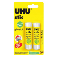 UHU stic Klebestift 50182,  Packung = 2 x 8, 2 g - Klebestifte