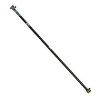 UNGER HiFlo™ nLite Hybrid Ersatzstange 17395,  Basiselement - Ø 35 mm - graue/gelbe Klemmen