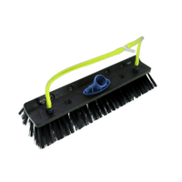 UNGER nLite Winkelbürste NLR40,  Breite: 40 cm,  8 Düsenanschlüsse,  schwarz