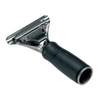 UNGER S Wischergriff Edelstahl SG000,  Schienenhalterung mit S-Feder