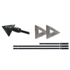 UNGER Stingray 330 OS Innenreinigungs-Set SRKO3,  6-teiliges Set