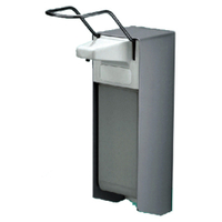 UNIversal-Spender mit langem Armhebel UNI10LW,  Aluminium-Gehäuse,  weiß beschichtet