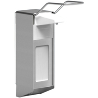 UNIversal-Spender mit langem Bedienungshebel UNI05LV,  Aluminium-Gehäuse,  mattsilber eloxiert