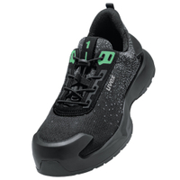 uvex 1 x-craft planet Sicherheitsschuh S1,  Weite 11,  schwarz/grün 6808240,  1 Paar,  Größe 40