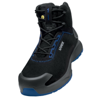 uvex 1 x-craft Schnürstiefel S2,  Weite 11,  schwarz/blau 6815851,  1 Paar,  Größe 51