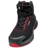 uvex 1 x-craft Schnürstiefel S3L,  Weite 11,  schwarz/rot 6804252,  1 Paar,  Größe 52