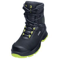 uvex 3 Schnürstiefel S3,  Weite 11,  schwarz/gelb 6875252,  1 Paar,  Größe 52