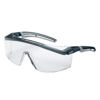 uvex astrospec 2.0 Schutzbrille,  beidseitig beschlagfrei 9164187,  Farbe: schwarz / grau,  für Öl und Gas