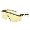 uvex astrospec 2.0 Schutzbrille,  kratzfest,  beschlagfrei 9164220,  Farbe: schwarz / gelb