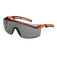 uvex astrospec 2.0 Schutzbrille,  kratzfest,  beschlagfrei 9164246,  Farbe: neonorange / schwarz