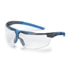 uvex i-3 Schutzbrille,  kratzfest,  chemikalienbeständig 9190270,  Farbe: anthrazit / blau