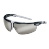 uvex i-3 Schutzbrille,  mit Silberspiegel 9190885,  Farbe: schwarz / hellgrau