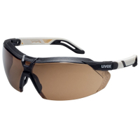 uvex i-5 CBR23 Bügelbrille,  beschlagfrei,  kratzfest 9183223,  Farbe: weiß / schwarz