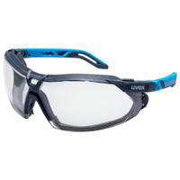 uvex i-5 guard Schutzbrille,  kratzfest,  beschlagfrei 9183180,  Farbe: anthrazit /blau