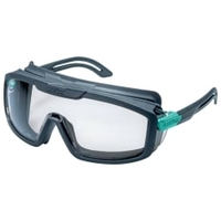 uvex i-guard planet Schutzbrille,  chemikalienbeständig,  kratzfest 9143296,  Farbe: anthrazit / türkis