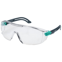 uvex i-lite planet Schutzbrille,  chemikalienbeständig,  kratzfest 9143295,  Farbe: anthrazit / türkis
