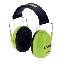 uvex K Junior Kapselgehörschutz,  27 dB 2600011,  Farbe: lime / schwarz