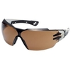 uvex pheos cx2 CBR23 Schutzbrille,  kratzfest,  beschlagfrei 9198223,  Farbe: weiß / schwarz