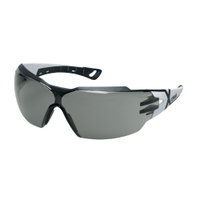 uvex pheos cx2 Schutzbrille,  kratzfest,  beschlagfrei 9198237,  Farbe: weiß / schwarz