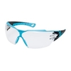 uvex pheos cx2 Schutzbrille,  kratzfest,  beschlagfrei 9198256,  Farbe: schwarz / hellblau