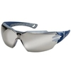 uvex pheos cx2 Schutzbrille,  Silberspiegel,  beschlagfrei 9198885,  Farbe: blau / grau