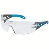 uvex pheos ETC Schutzbrille,  beidseitig dauerhaft beschlagfrei 9192415,  Farbe: anthrazit / blau