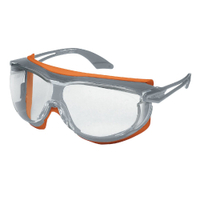 uvex skyguard NT Schutzbrille,  kratzfest,  beschlagfrei 9175275,  Farbe: grau / orange
