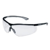 uvex sportstyle Schutzbrille,  beidseitig beschlagfrei 9193080,  Farbe: schwarz / grau,  für Öl + Gas
