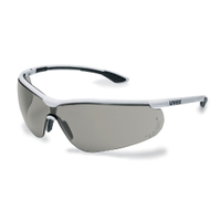uvex sportstyle Schutzbrille,  kratzfest,  beschlagfrei 9193280,  Farbe: weiß / schwarz
