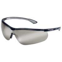uvex sportstyle Schutzbrille,  Silberspiegel,  beschlagfrei 9193885,  Farbe: schwarz / grau