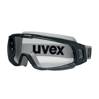 uvex u-sonic Vollsichtschutzbrille 9308147,  Farbe: schwarz / grau