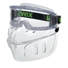 uvex ultravision Vollsichtschutzbrille,  kratzfest,  beschlagfrei 9301555,  Mit Faceguard