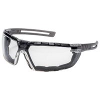 uvex x-fit guard Schutzbrille,  kratzfest,  beschlagfrei 9199180,  Farbe: grau