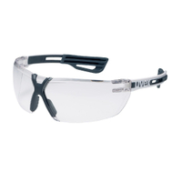 uvex x-fit pro Schutzbrille,  kratzfest,  beschlagfrei 9199005,  Farbe: weiß / anthrazit