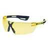uvex x-fit pro Schutzbrille,  kratzfest,  beschlagfrei 9199240,  Farbe: gelb / anthrazit