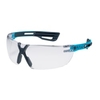uvex x-fit pro Schutzbrille,  kratzfest,  beschlagfrei 9199245,  Farbe: blau / anthrazit