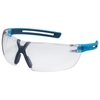 uvex x-fit pro Schutzbrille,  kratzfest,  beschlagfrei 9199247,  Farbe: blau / anthrazit,  ohne Slider