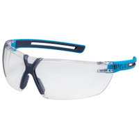 uvex x-fit pro Schutzbrille,  kratzfest,  beschlagfrei 9199247,  Farbe: blau / anthrazit,  ohne Slider