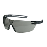 uvex x-fit Schutzbrille,  kratzfest,  beschlagfrei 9199280,  Farbe: grau / transculent
