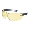 uvex x-fit Schutzbrille,  kratzfest,  beschlagfrei 9199286,  Farbe: grau / transculent,  Scheibe: amber