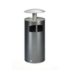 VAR Abfallsammler / Ascher H 111 21350,  antik-silber,  mit silbernem Dach
