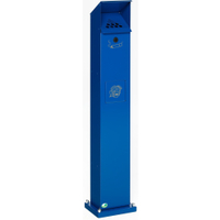 VAR Abfallsammler-/Aschersäule SG 115 3951,  Farbe: enzianblau