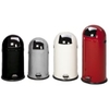 VAR Abfallsammler,  mit Pedal,  22 Liter 43071,  silber